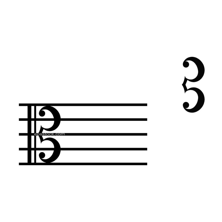 C clef symbol