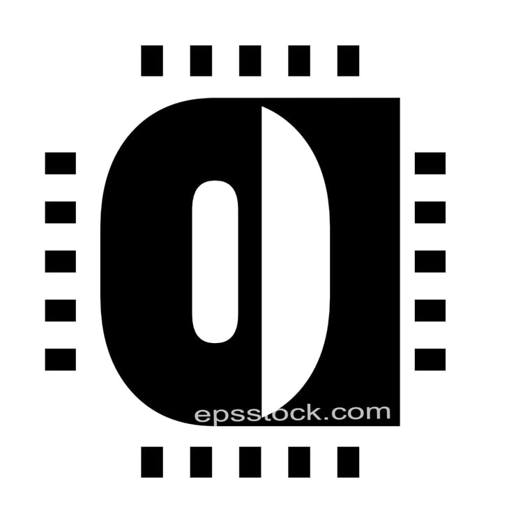 Quantum computer symbol