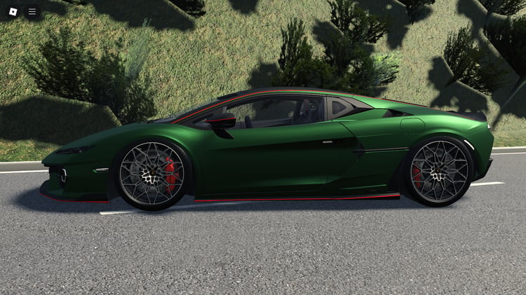 Front view of Lamborghini Temerario Roblox model
