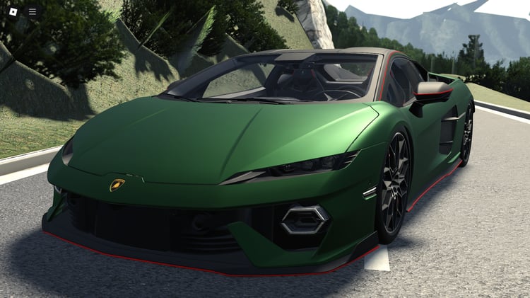 Side profile showing futuristic design lines