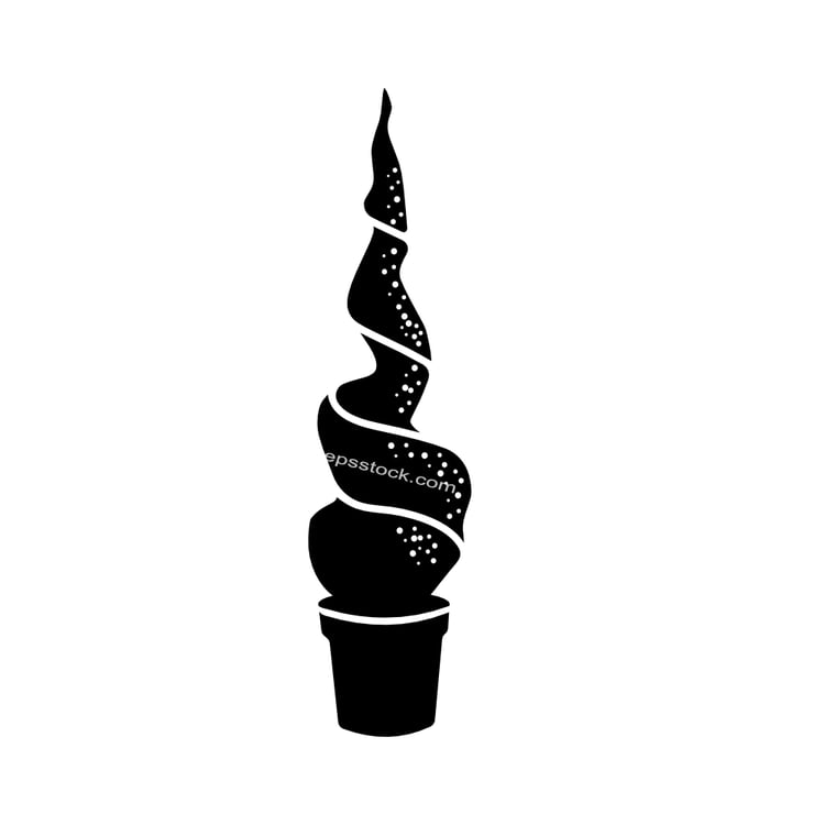 Spiral Topiary Tree