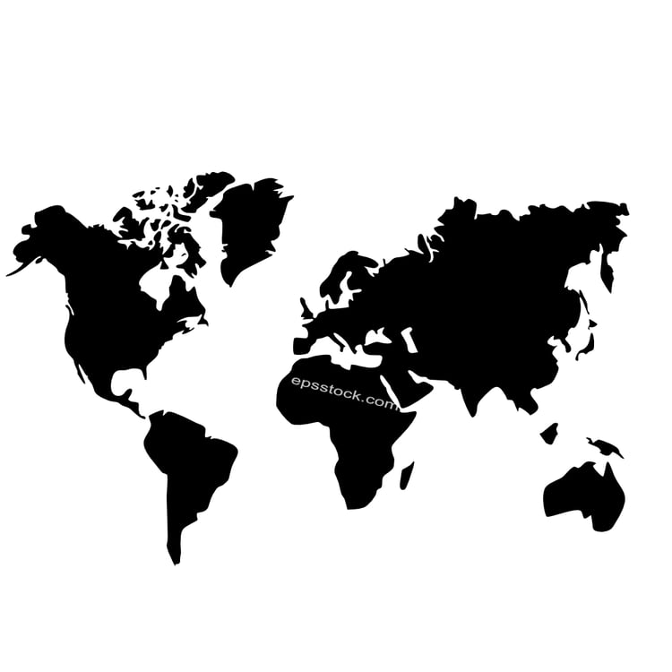 world map
