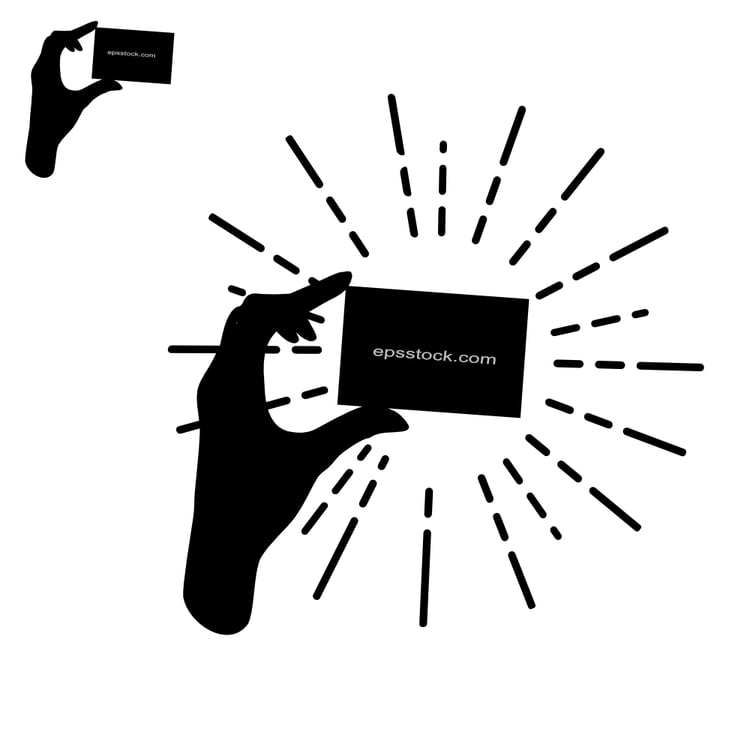 business card symbol