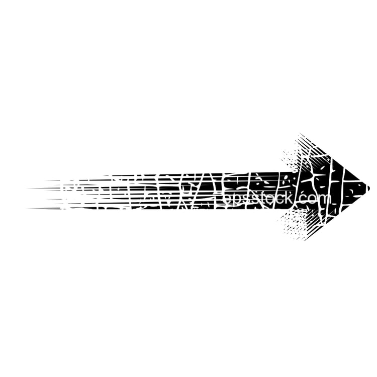 Grunge Arrow Dirty Arrow