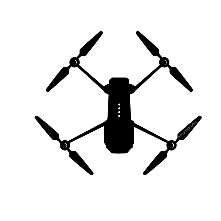 military drone symbol
