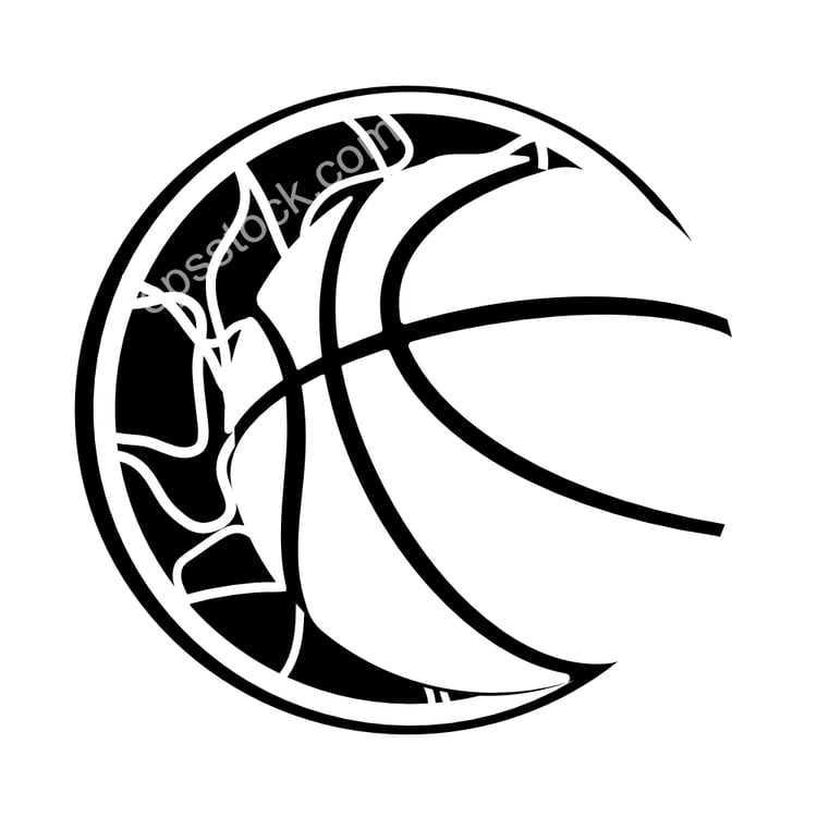 basketball ball shape