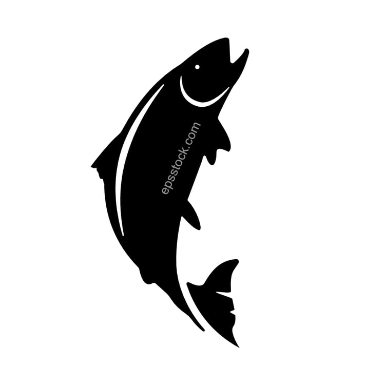 Jumping fish Logo