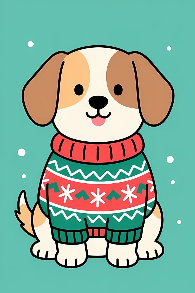 🐾20 Christmas Themed Dog Art | High-Resolution PNGs in Whimsical Art Styles  📦 What’s Included:  20 Files in total High Resolution: 300 DPI for professional quality Image Sizes: From 3072 px to 4608 px 🎨 Perfect For:  Wall Art & Décor Custom Stationery & 