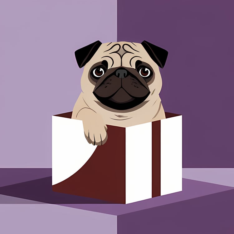 🐾18 Christmas Themed Pugs Art | High-Resolution PNGs in Geometric Abstract and Painterly Art Styles  📦 What’s Included:  18 Files in total High Resolution: 300 DPI for professional quality Image Sizes: From 3072 px to 6144 px 🎨 Perfect For:  Wall Art & Dé
