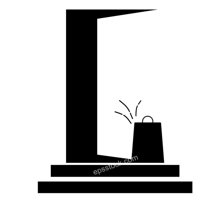 Home delivery symbol