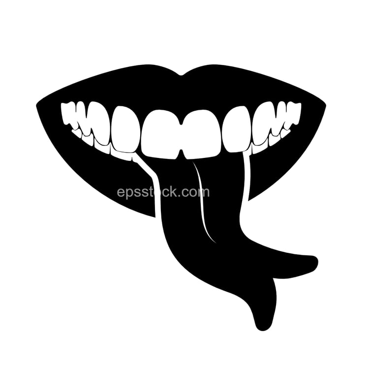 evil tongue symbol