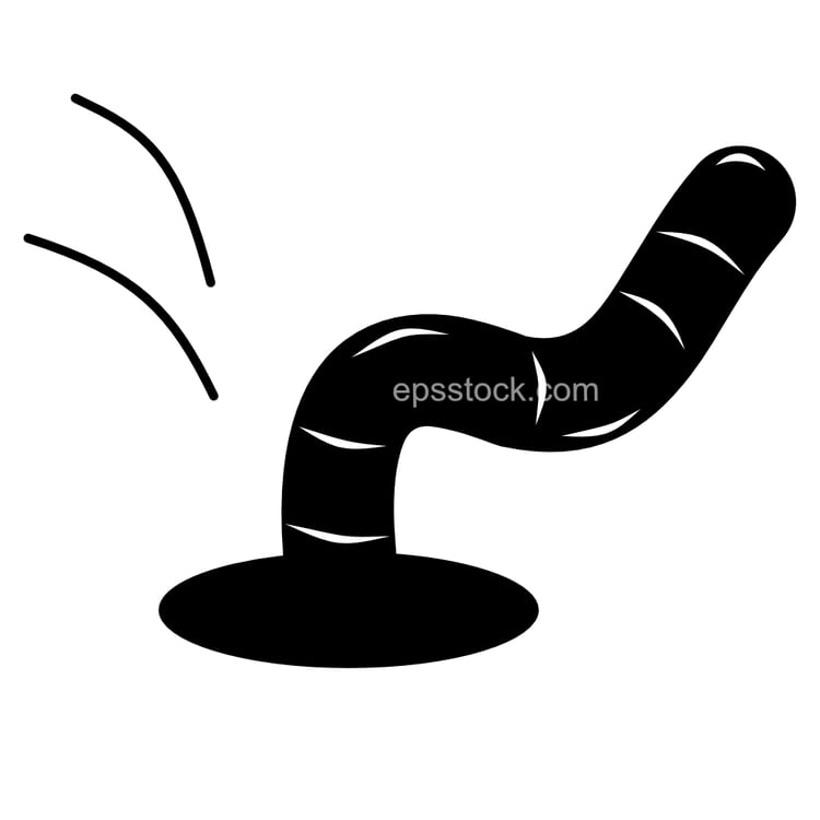 worm from the ground