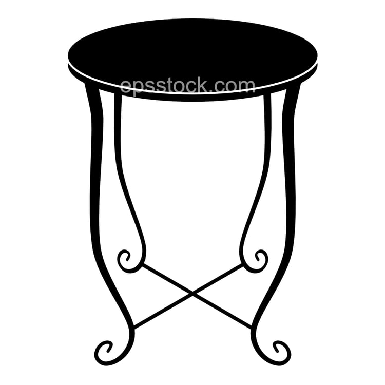 metal Table for Patio Yard Porch Balcony