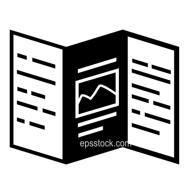 brochure symbol