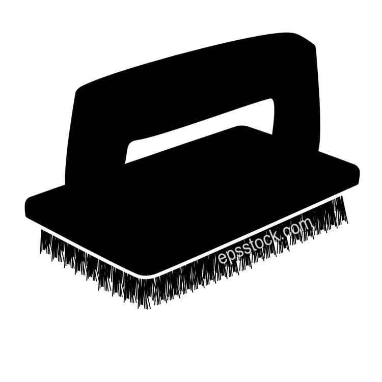 Scrub Brush and Scraper