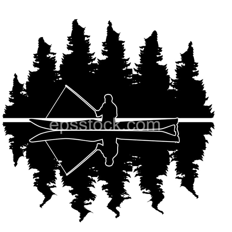 Kayak Fishing Lake Nature