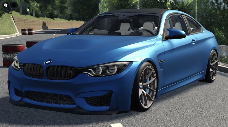 Front three-quarter view of BMW M4 CS 2018 in Roblox
