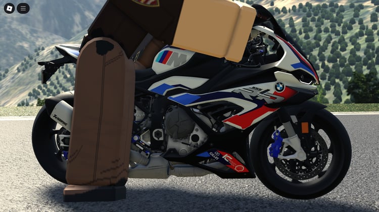 Close-up on headlights, fairings, and aerodynamic details