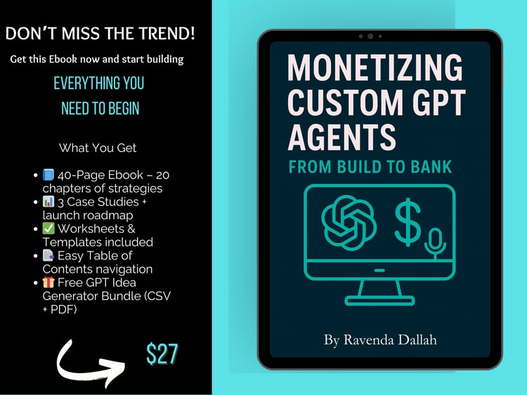 Monetizing Custom GPT Agents Promo