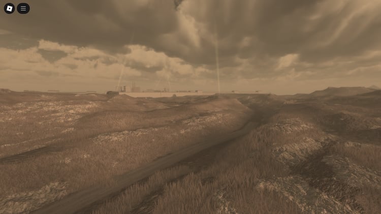 Aerial view of South China WW2 Roblox map