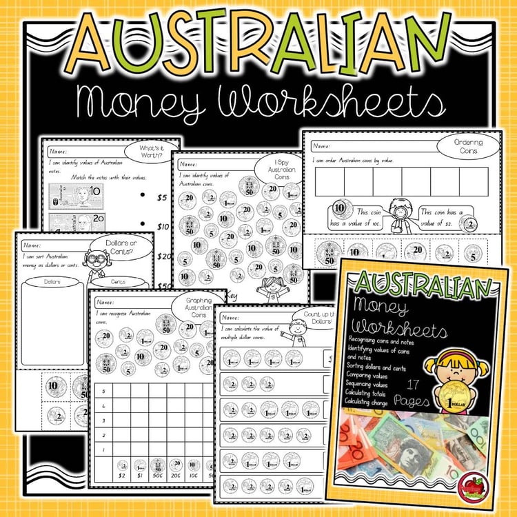 Australian Money Activity BUNDLE
