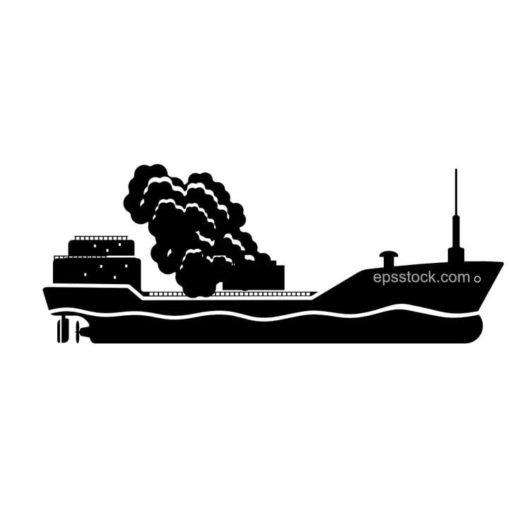 fire on oil tanker