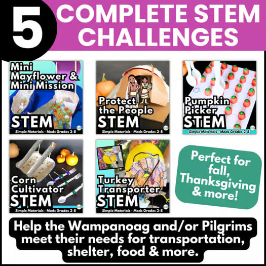 Thanksgiving STEM Thanksgiving Activities - Fall STEM & November Fall Activities