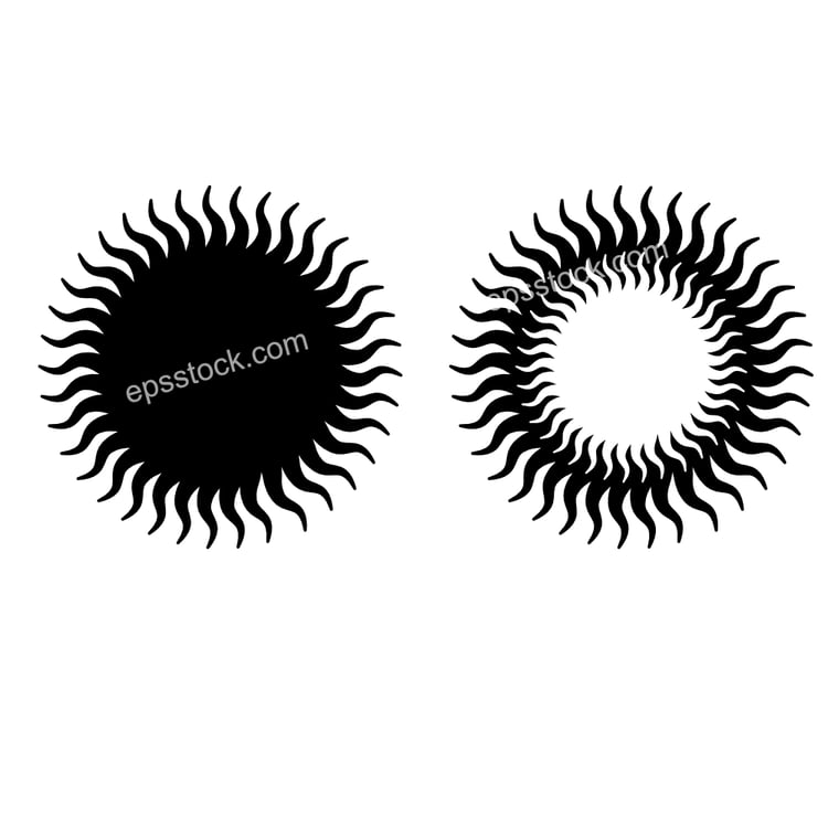 cute sun Shape