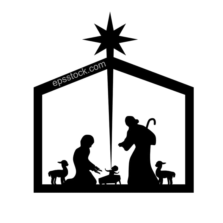 Bethlehem Nativity Shape