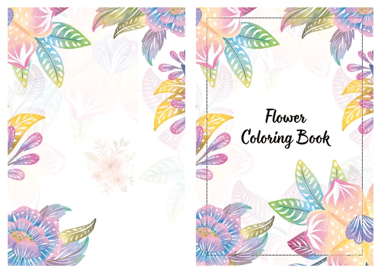 Flower Coloring Book