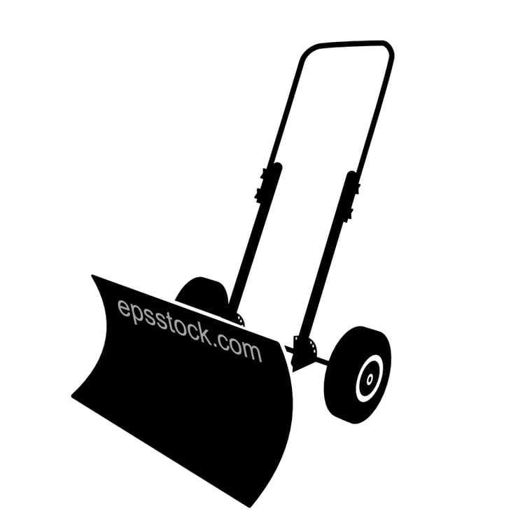 Snow Shovel with Wheels