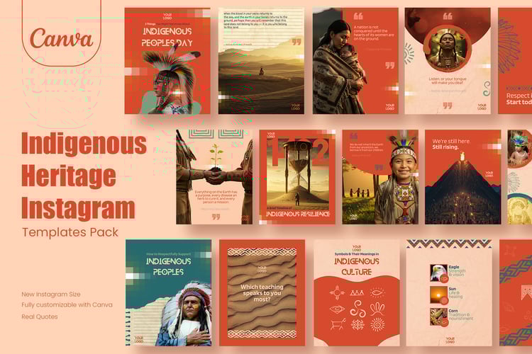 Social Media Template about Indigenous People