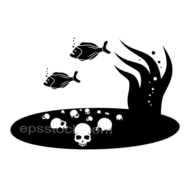 piranhas in water
