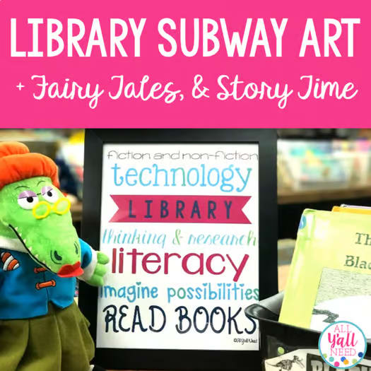 Library Signs for Story Time and Fairy Tales