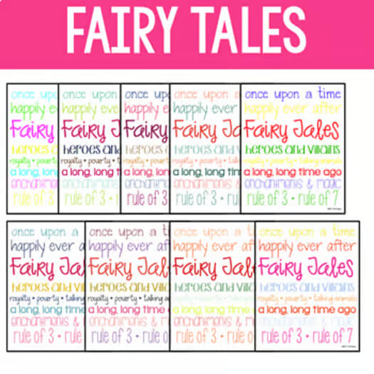 Library Signs for Story Time and Fairy Tales