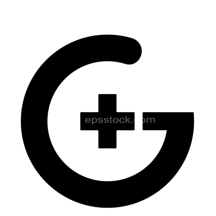 letter G in medical shape