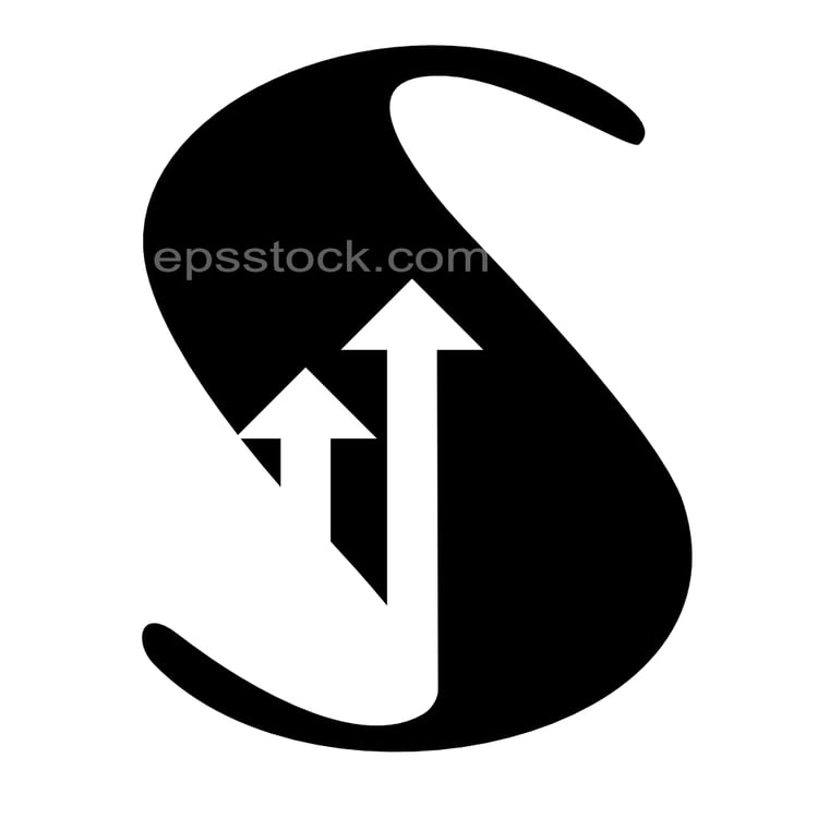 letter S in financial shape