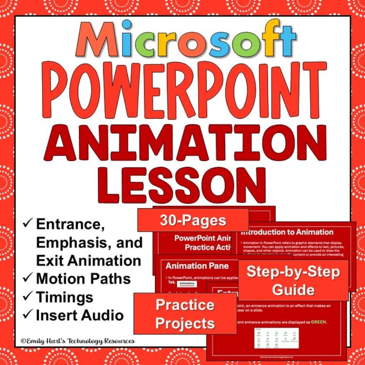 MICROSOFT POWERPOINT: Animation Practice Lesson - Learn How to Animate Objects