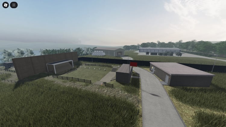 Soldier barracks and living quarters interior view