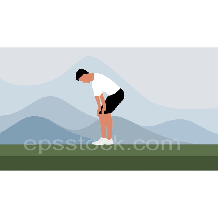 Illustration of shortness of breath