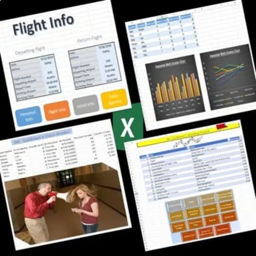 BUNDLE: Microsoft Office 2016/2019/2021/365 Lessons - Word | PowerPoint | Excel