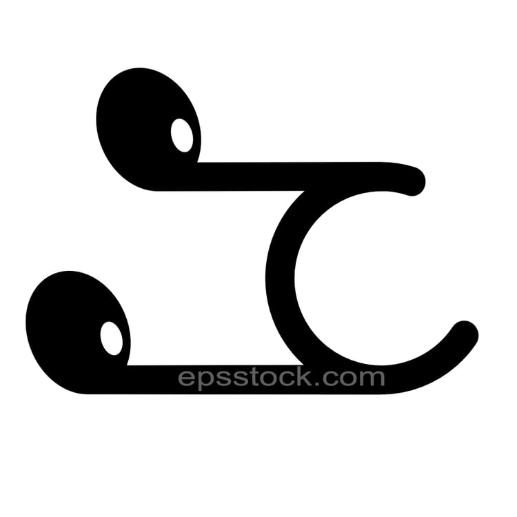 letter C in note shape