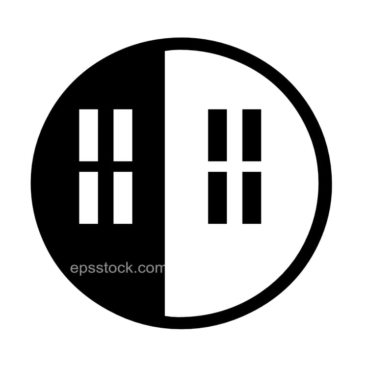 letter O in house shape