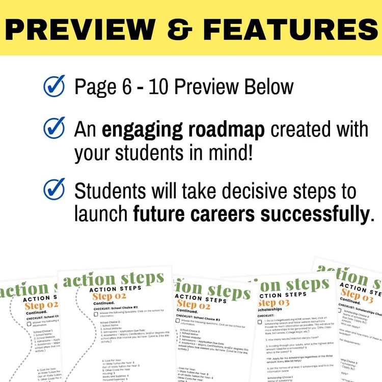 College Search & Career Readiness WebQuest | College & Career Readiness Activity