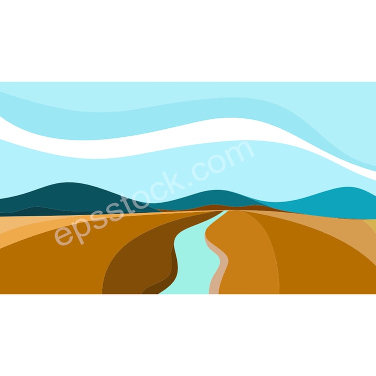 landscape with river