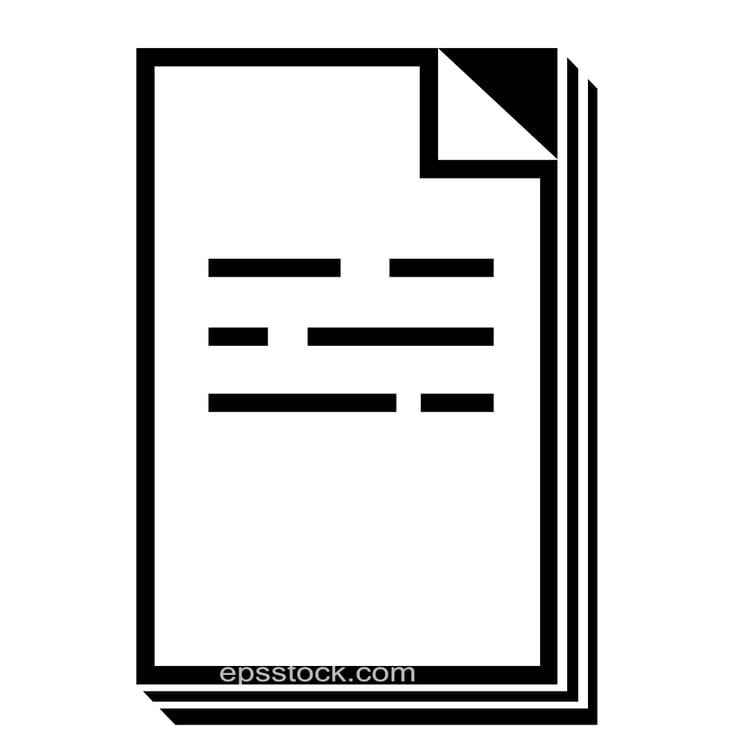 big document symbol
