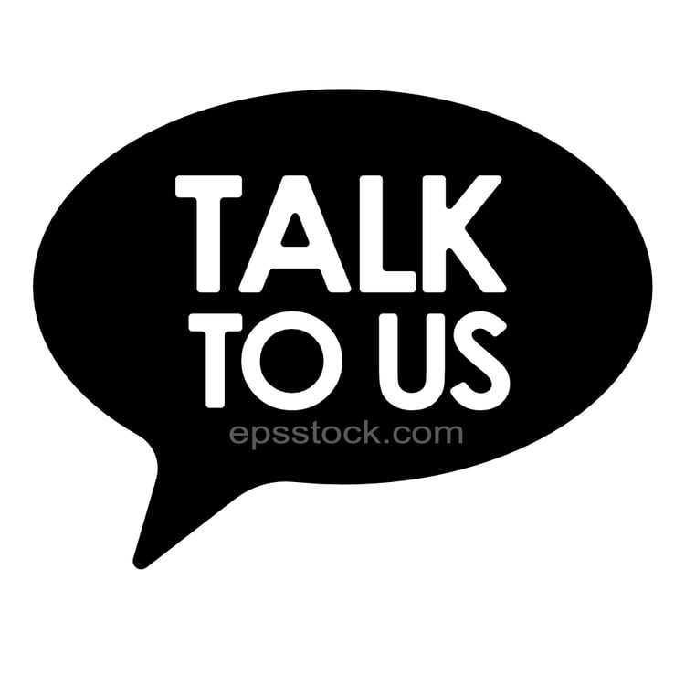 Talk To Us lettering