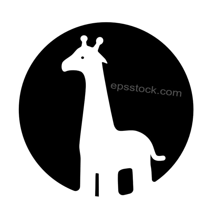 Plush giraffe