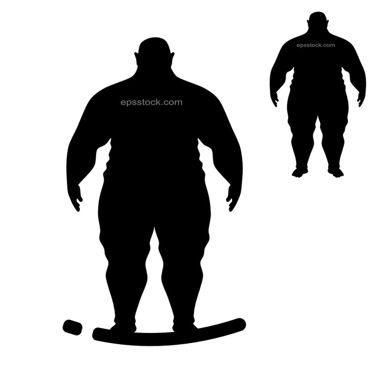 Overweight Man figure