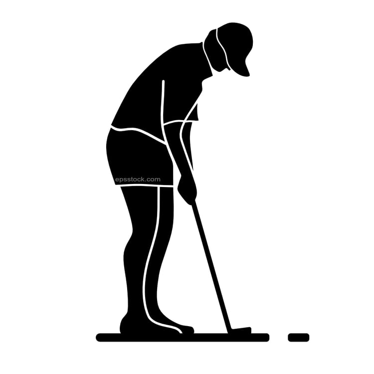 Golfer symbol